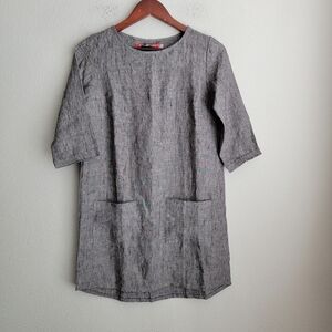 Pyne & Smith Model No.20 Shift Dress in Gray size XS NWT
